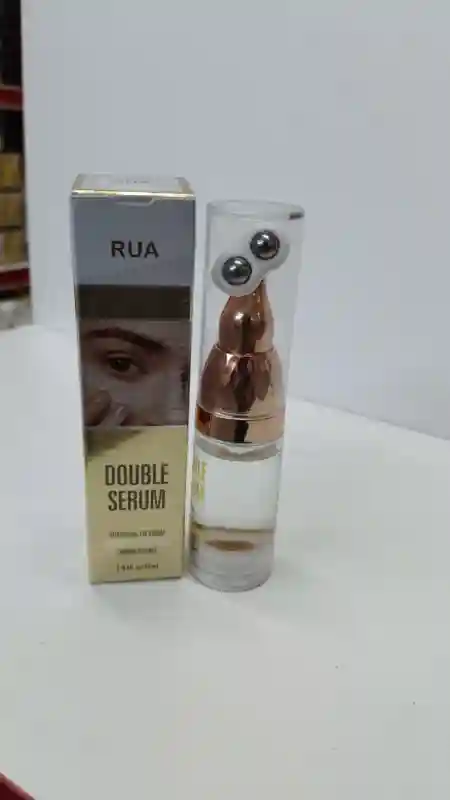 Сыворотка-крем для глаз RUA Double Serum с роликовым массажером, 30 мл
