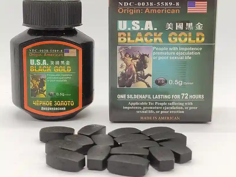 Биоактивная добавка для мужчин U.S.A. Black Gold, 16 таблеток