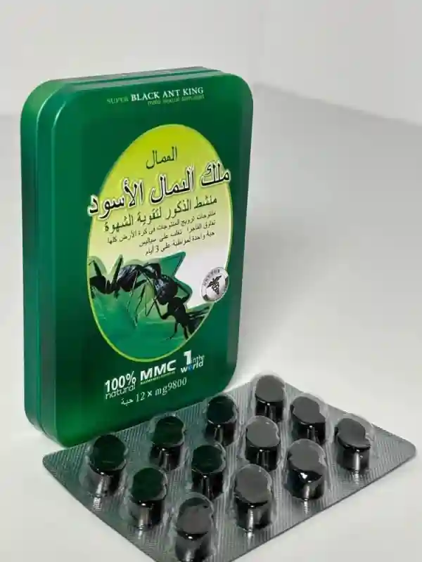 Препарат для мужской потенции Super Black Ant King, 12 таблеток