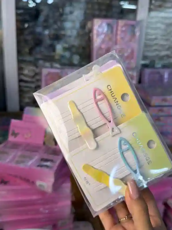 Заколки «рыбка» и волна (пастель)