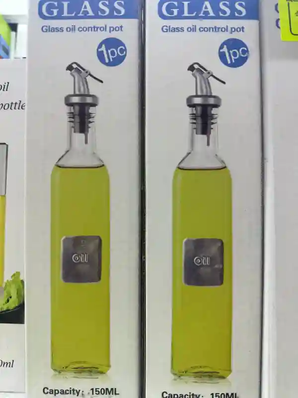 Бутылка-дозатор для масла и уксуса Glass Oil Control Pot, 150 мл