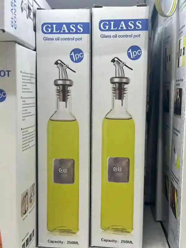 Бутылка-дозатор для масла и уксуса Glass Oil Control Pot, 250 мл