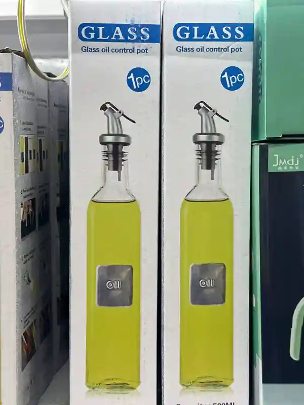 Бутылка-дозатор для масла и уксуса Glass Oil Control Pot, 500 мл