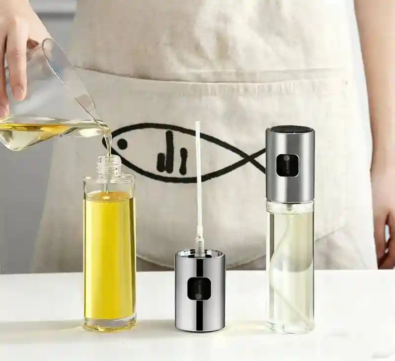 Стеклянная банка для хранения с бамбуковой крышкой, средняя, цилиндрическая