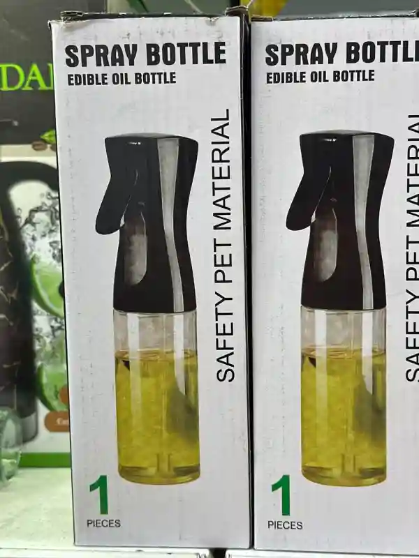 Распылитель-спрей для масла и уксуса Spray Bottle Safety PET Material, черный