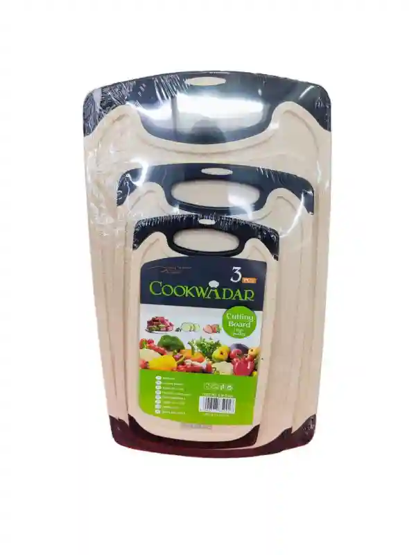 Набор разделочных досок Cookwadar CW-5001 из высококачественного пластика, 3 шт.