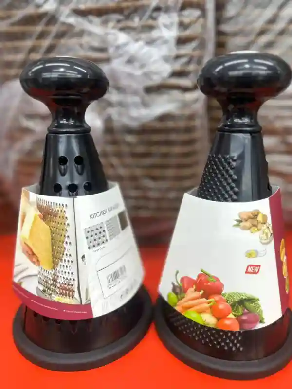 Терка кухонная конусная Kitchen Grater с круглой ручкой и антискользящим основан
