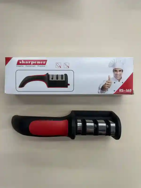 Механическая точилка для ножей Sharpener RS-168, трехступенчатая