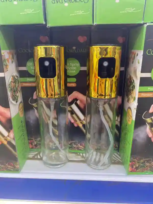 Распылитель для масла CookwaDar Oil Spray Kettle, стеклянный с золотым дозатором