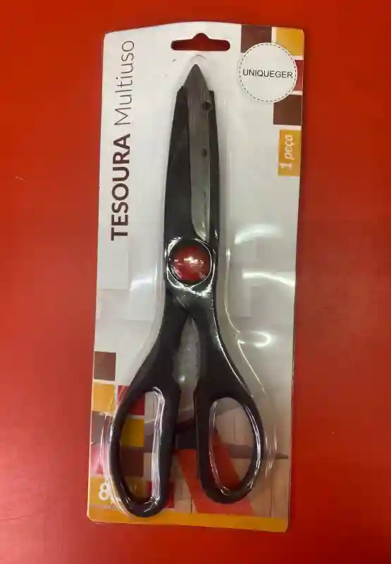 Ножницы кухонные многофункциональные UNIQUEGER Tesoura Multiuso, черные