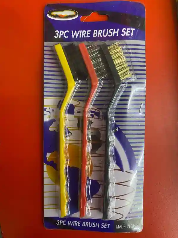 Набор мини-щеток металлических 3 штуки, Wire Brush Set