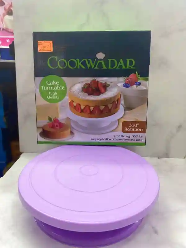 Вращающаяся подставка для торта CookwaDar (кондитерский столик), 28 см