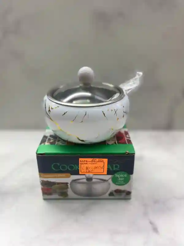 Сахарница (банка для специй) Cookware CW-4001, 440 мл, с крышкой и ложкой