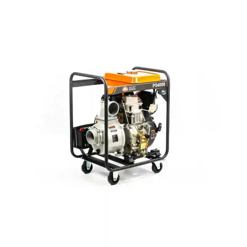 54008 - "P.I.T." Дизельная мотопомпа  100ᶲ со стартером