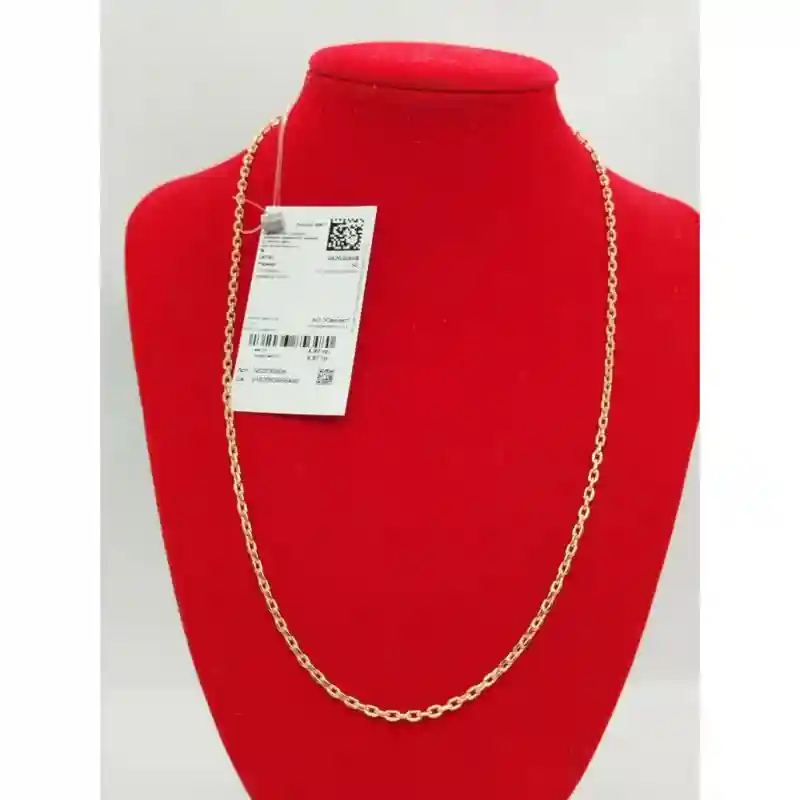 Цепь Zara Gold 582030808 длина 50 см, вес 4.97 г золото, плетение якорное