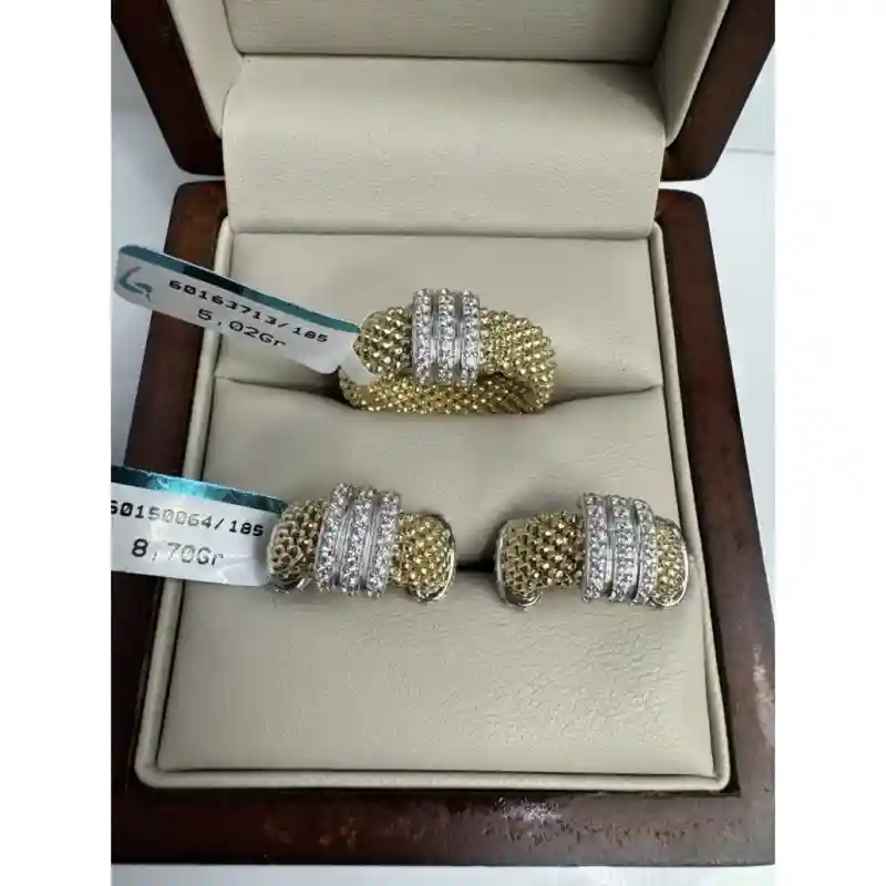 Zara Gold 007856 вес 13.72 г золото, фианит