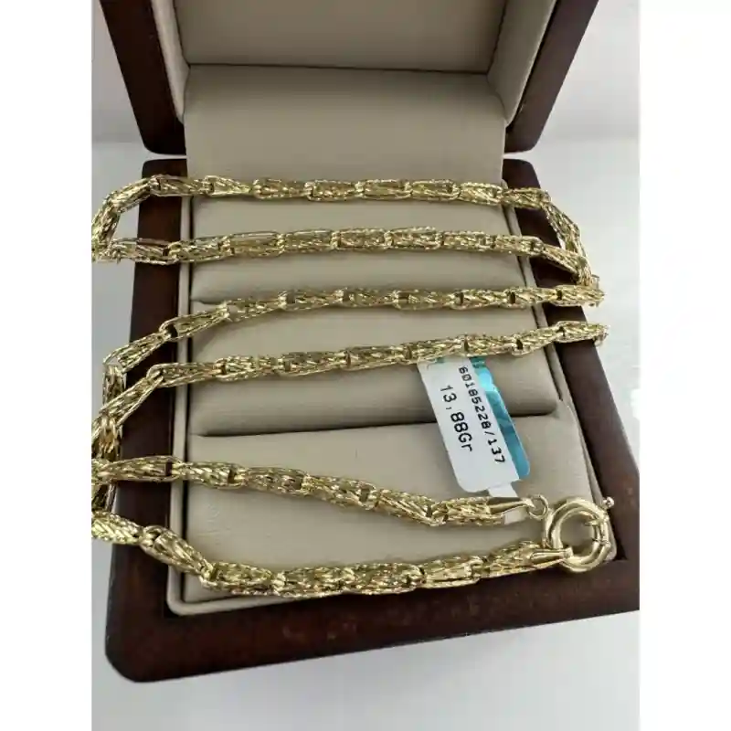 Цепь Zara Gold 900-100 длина 55 см, вес 16.88 г золото, плетение колос