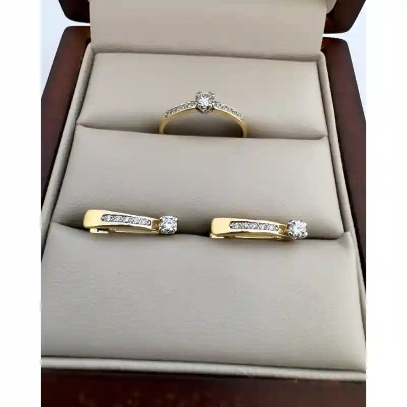 Zara Gold 987299001 вес 3.92 г золото, бриллиант