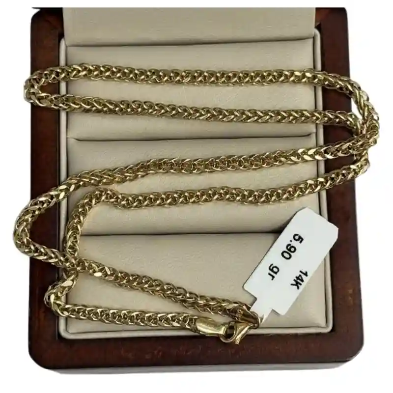 14658 Цепочка из золота 14К плетение «Колос»