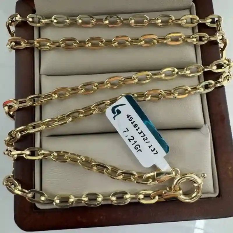 14689 Золотая цепочка 14К плетение «Якорное»