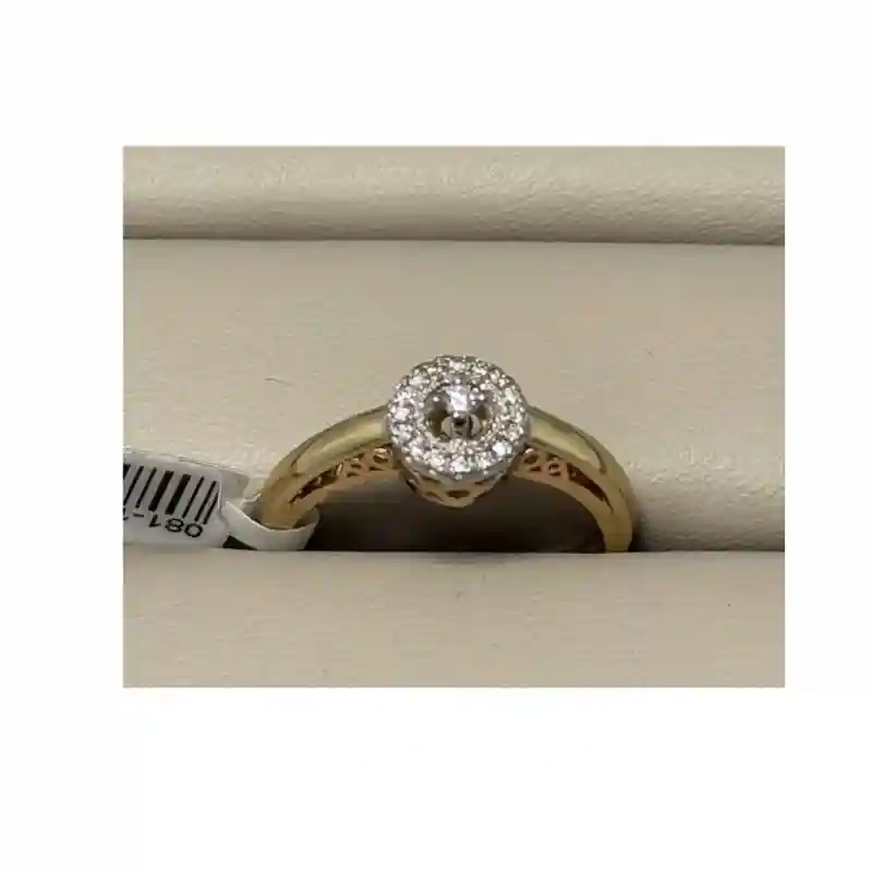 14702 Кольцо из золота 585 с бриллиантами