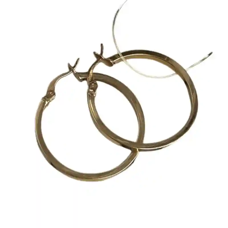 14706 Серьги-кольца из золота 585