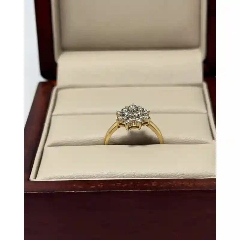 14708 Кольцо из золота 585 с бриллиантом