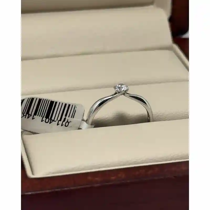 14729 Кольцо из белого золота 585 с бриллиантом