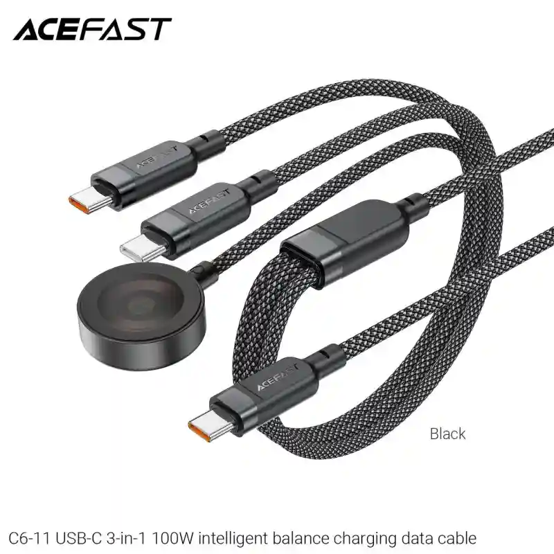 Кабель ACEFAST C6-11 USB-C 3-в-1
