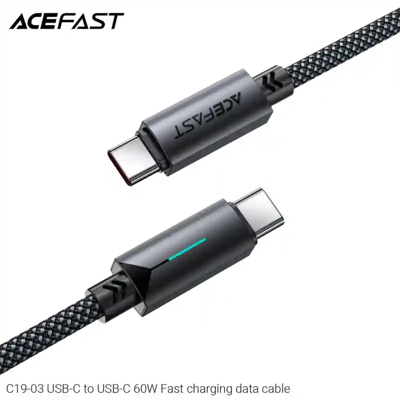 Кабель USB-C - USB-C ACEFAST C19-03 60W (1.2м, Black)