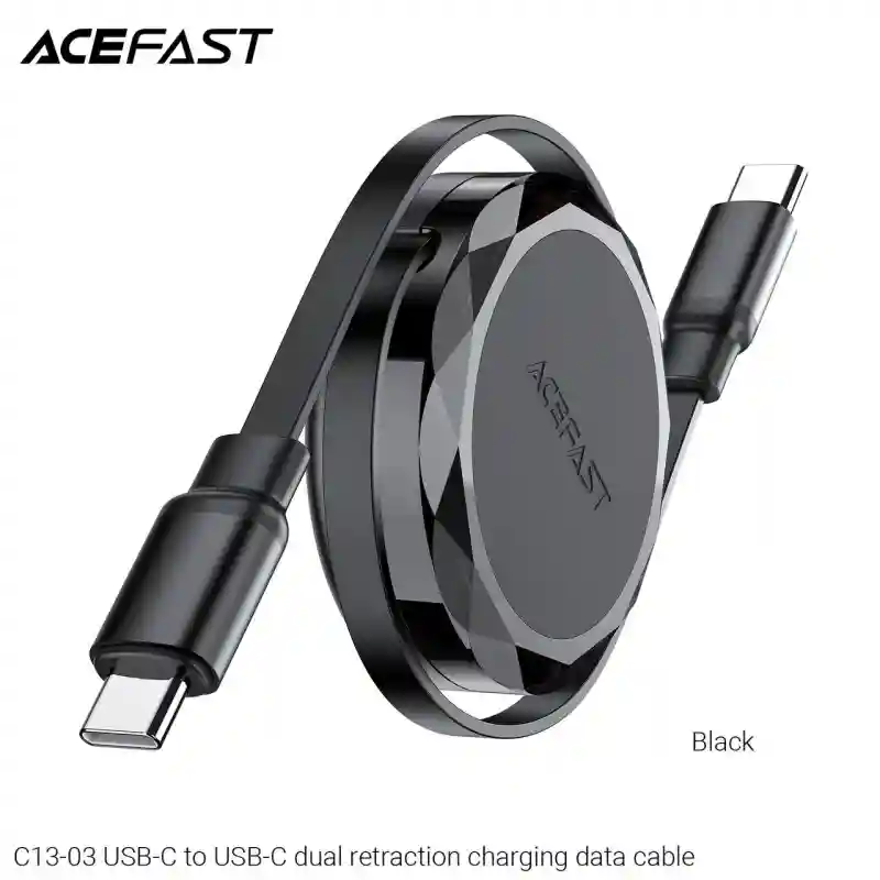 Кабель-рулетка USB-C - USB-C ACEFAST C13-03 Acewire Pro