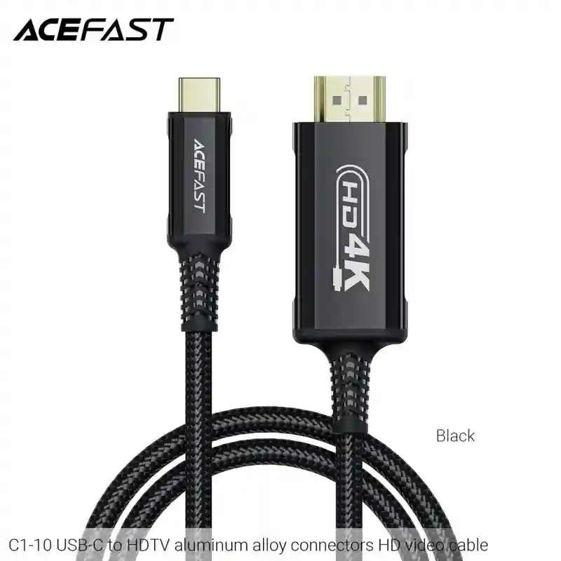 Кабель USB-C - HDMI ACEFAST C1-10 Acewire Pro 4K@60Hz