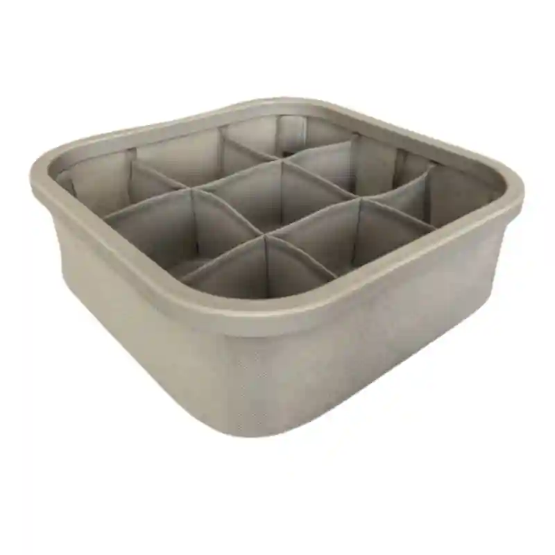 Органайзер-корзина  на 16 ячеек (Цвет: Серый)