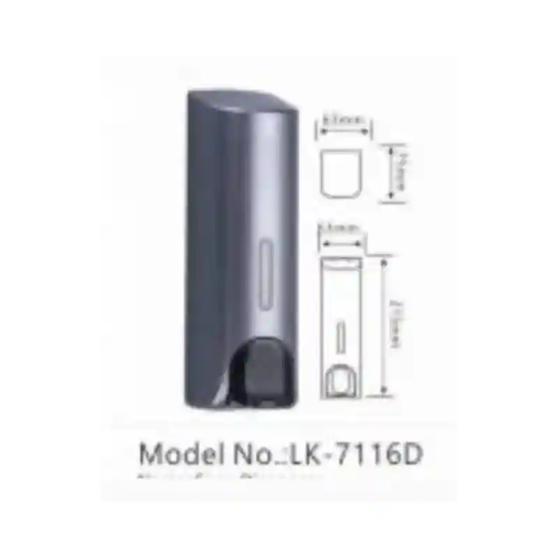 Настенный дозатор для жидкого мыла LK-7116D, серый металлик