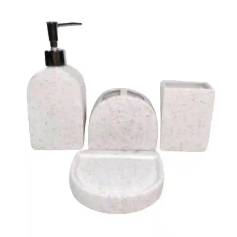 Набор аксессуаров для ванной комнаты 2-8-37 (4 предмета), арочный дизайн