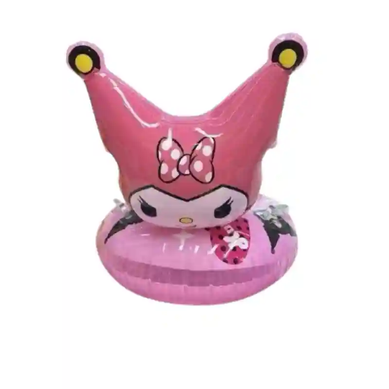 17914 Надувной круг с ушками Розовый Стандарт