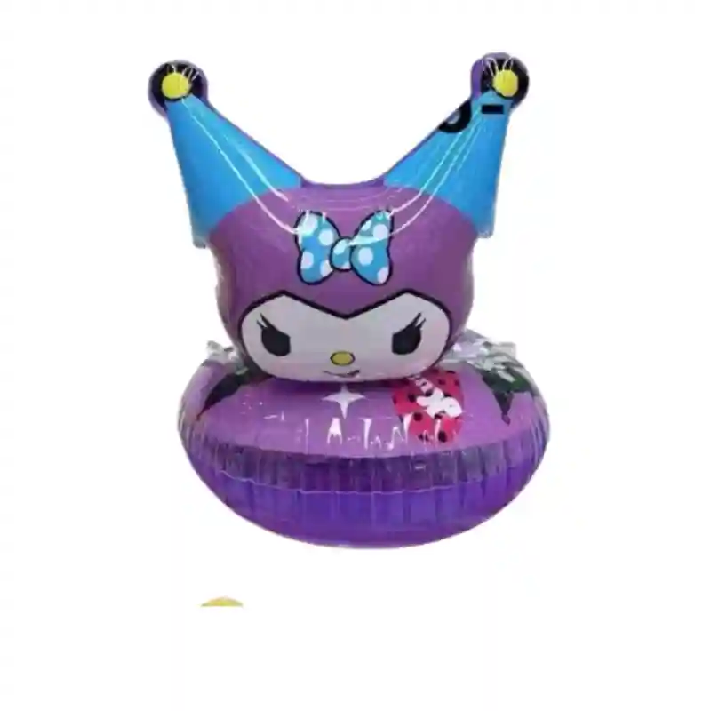 17915 Надувной круг с ушками Фиолетовый Стандарт