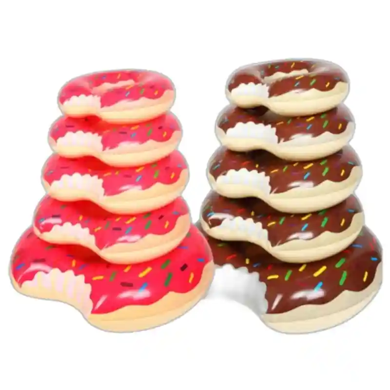 18063 Надувной круг-пончик Шоколадный 80 см