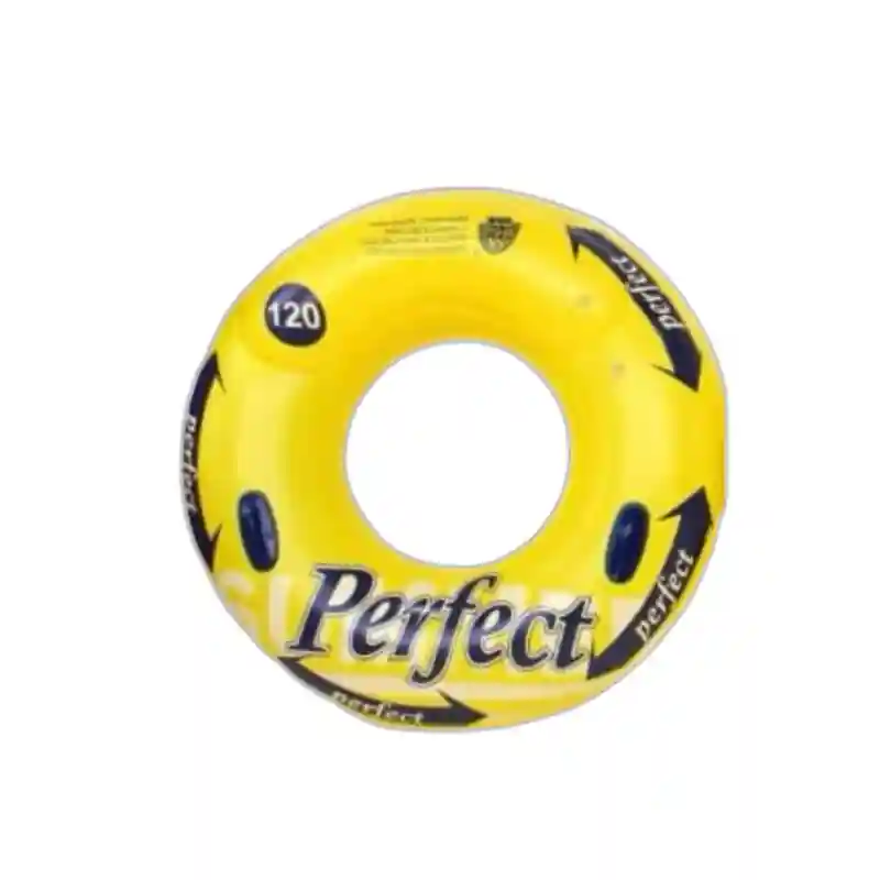 18072 Надувной круг Perfect жёлтый 120 см