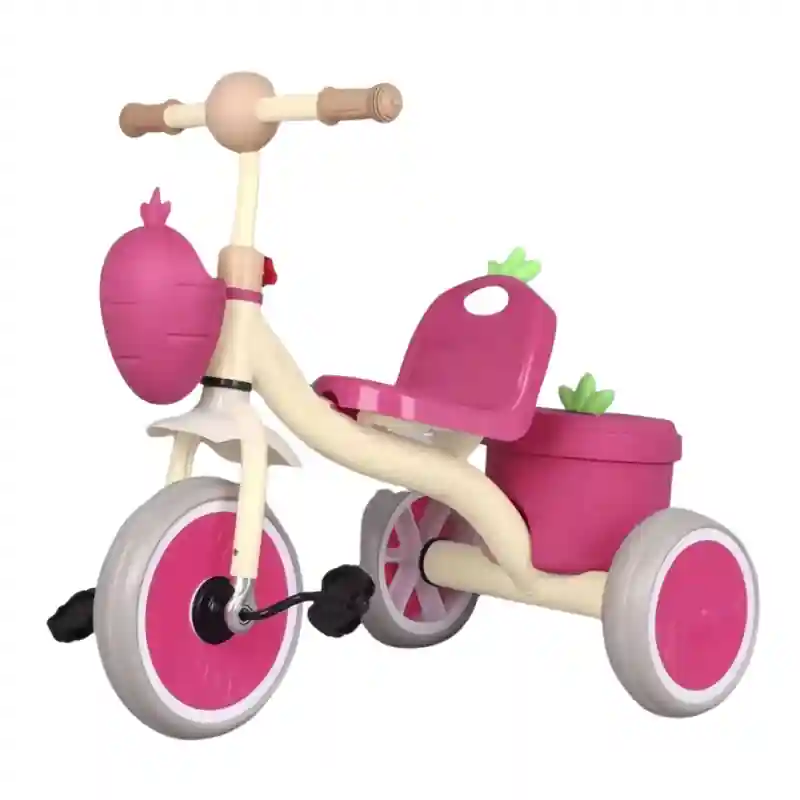 18120 Велосипед трёхколёсный RX-280 — Кремово-розовый