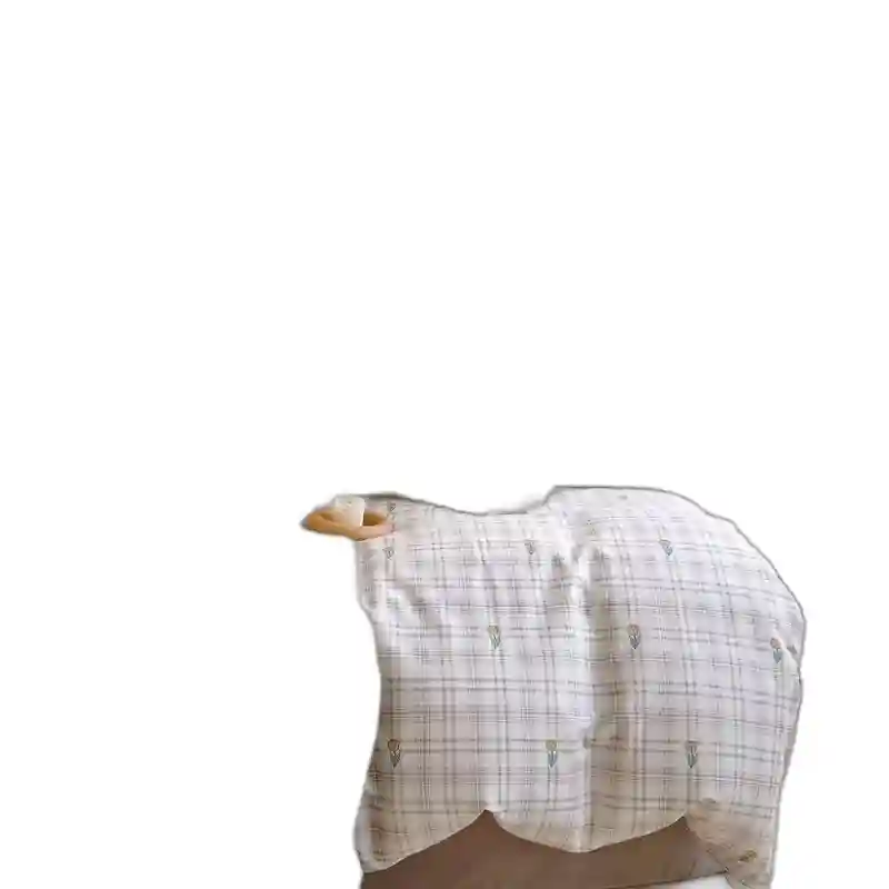 18226 Комплект постельного белья (светлое в клетку с мелкими рисунками)