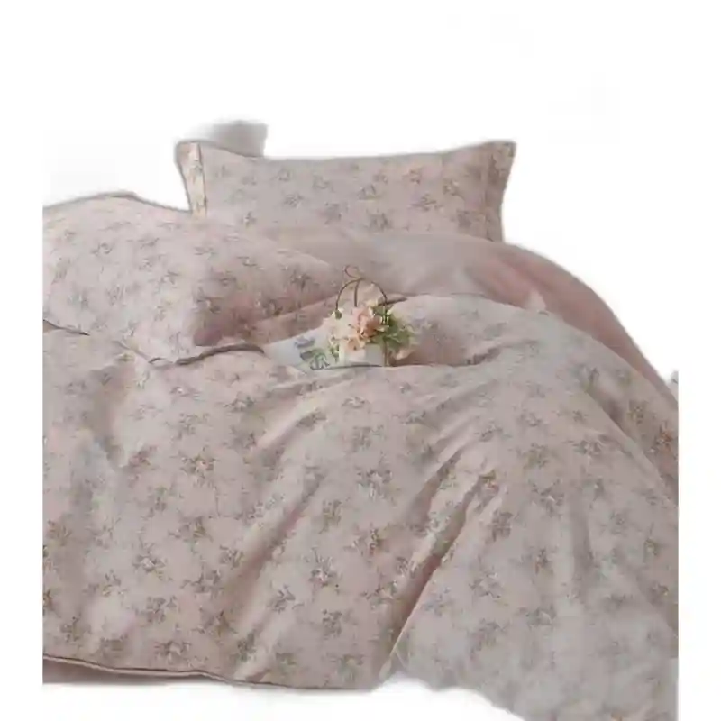18253 Комплект постельного белья (JAKKARD Розовое с мелкими цветами)