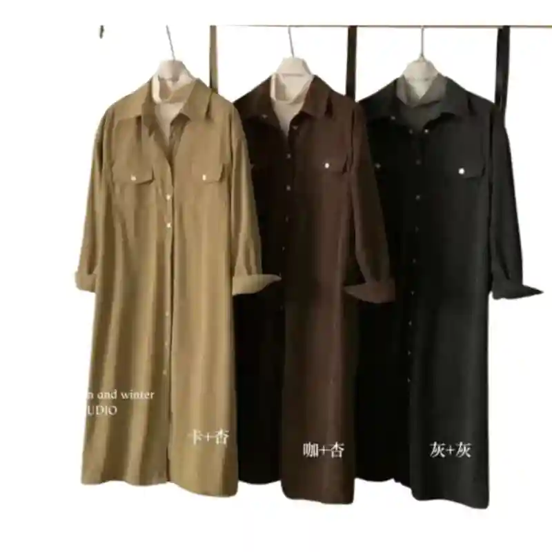 18439 Стильные сафари из микровельвета Серый Размер 48