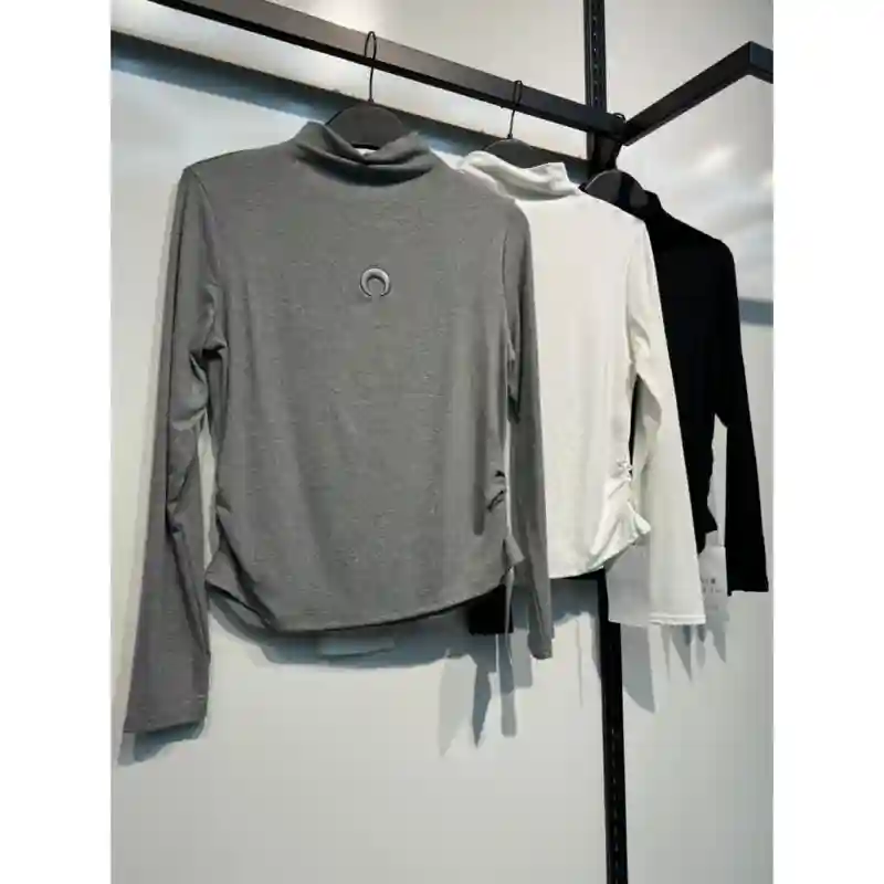 21500 Стильные лонгсливы чёрный 50