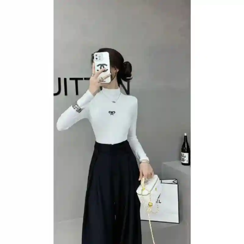 21509 Лонгсливы с бантиком белый 48