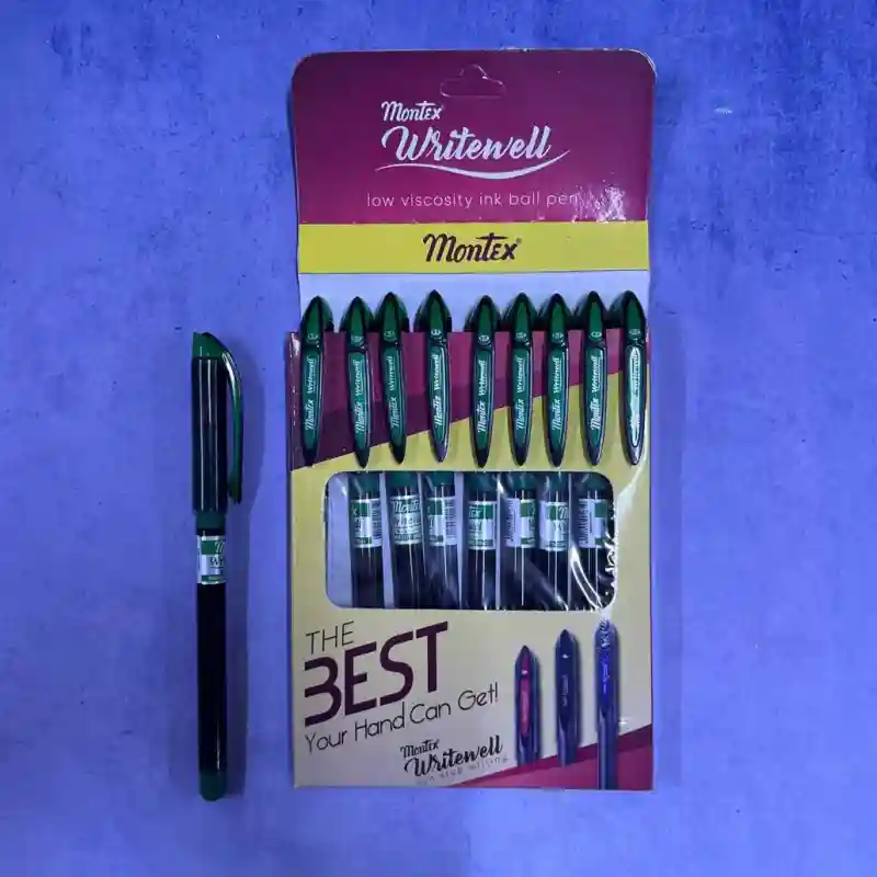 Ручка Montex Writewel (зелёный) 23584