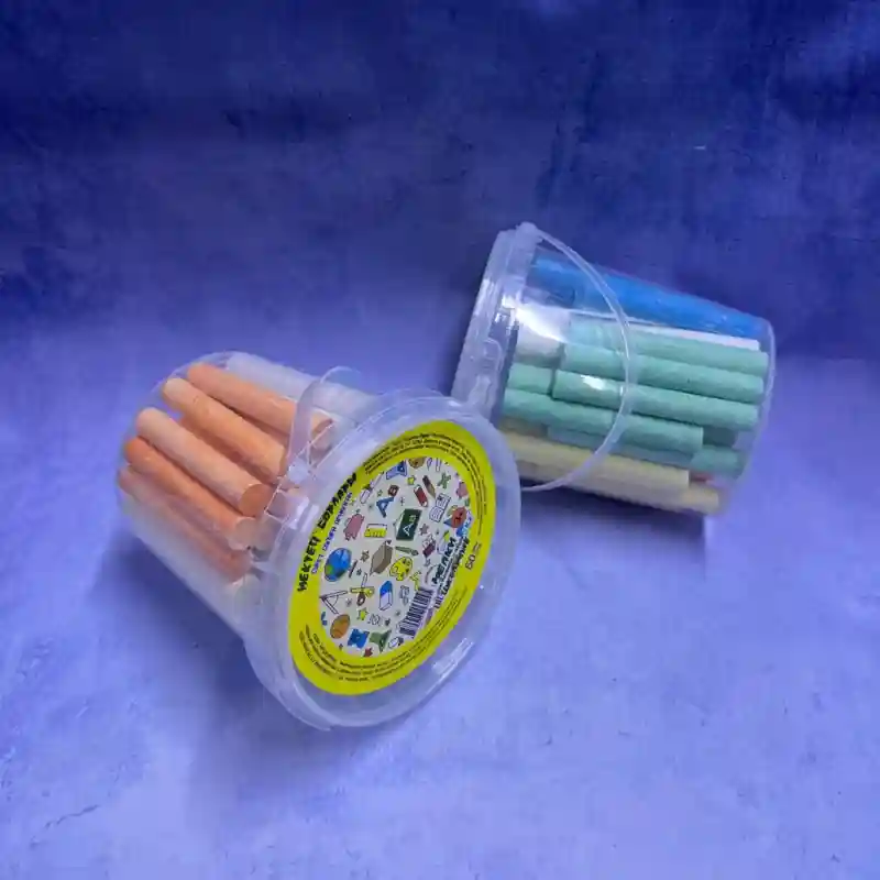 Мелки для рисования и письма школьные 50 шт 23635