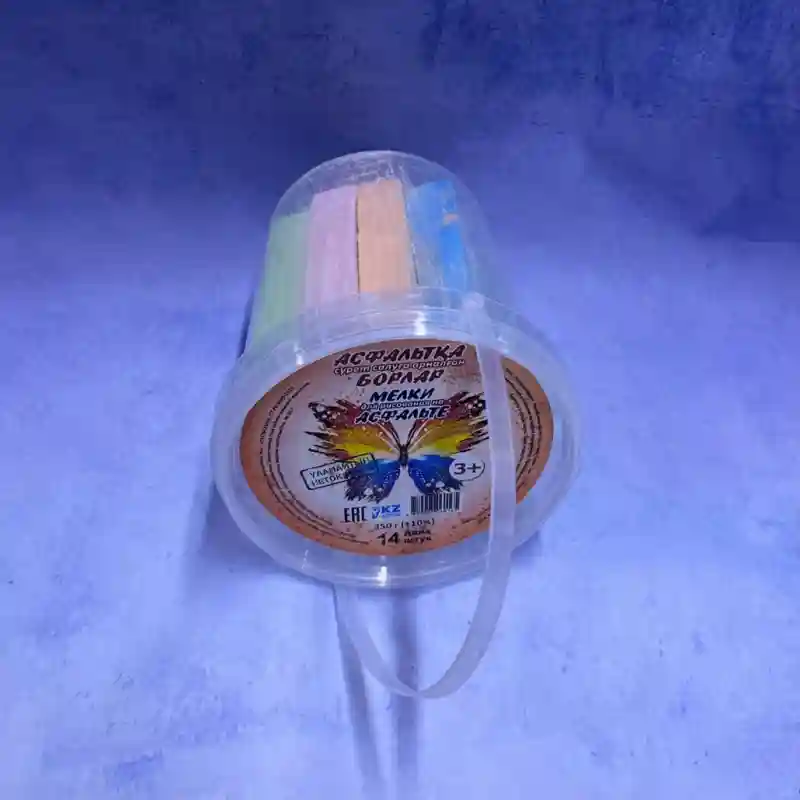 Мелки для рисования на асфальте 14 шт 23637