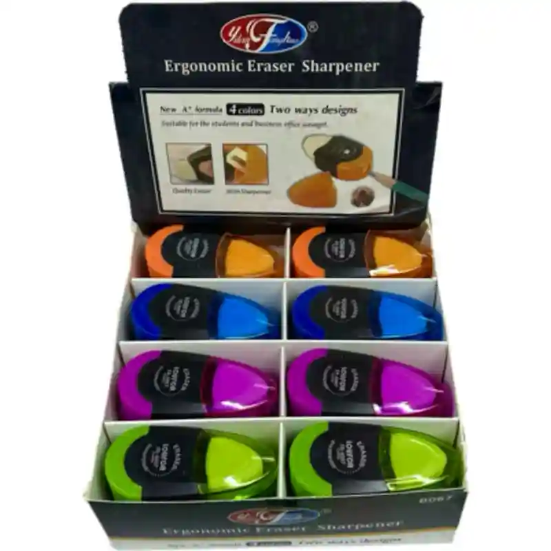 Стерка + точилка, чёрный 23753