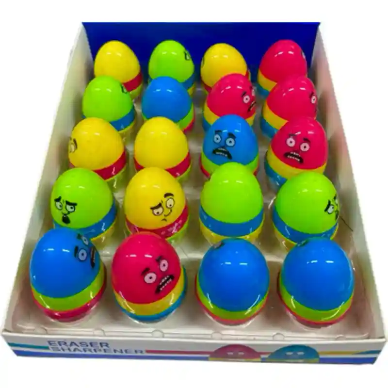 Точилка + стерка, красный 23765